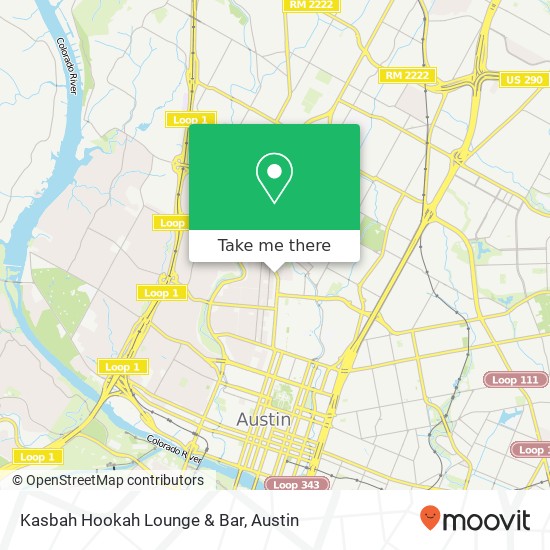 Kasbah Hookah Lounge & Bar, 2714 Guadalupe St Austin, TX 78705 map