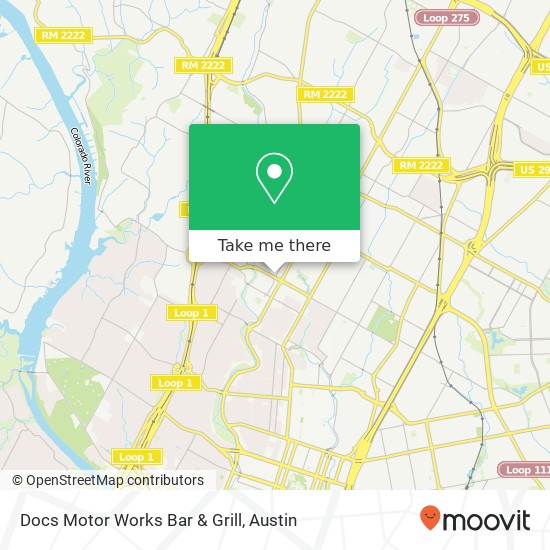 Docs Motor Works Bar & Grill, 1106 W 38th St Austin, TX 78705 map