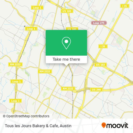 Mapa de Tous les Jours Bakery & Cafe