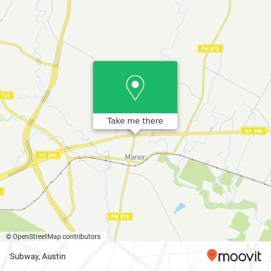 Subway, 11211 US-290 E Manor, TX 78653 map