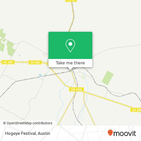 Mapa de Hogeye Festival