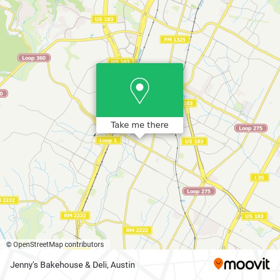 Jenny's Bakehouse & Deli map