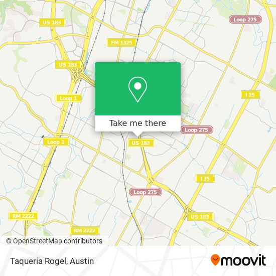 Mapa de Taqueria Rogel