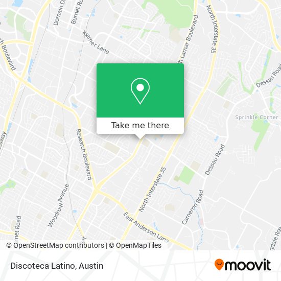 Discoteca Latino map