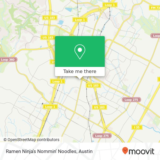 Ramen Ninja's Nommin' Noodles, 9070 Research Blvd Austin, TX 78758 map
