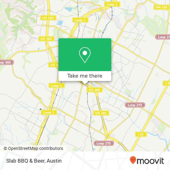 Slab BBQ & Beer, 9012 Research Blvd Austin, TX 78758 map