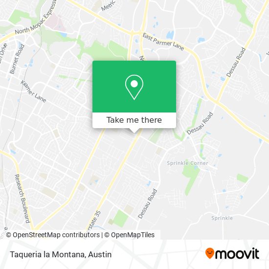 Taqueria la Montana map