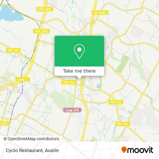 Mapa de Cyclo Restaurant
