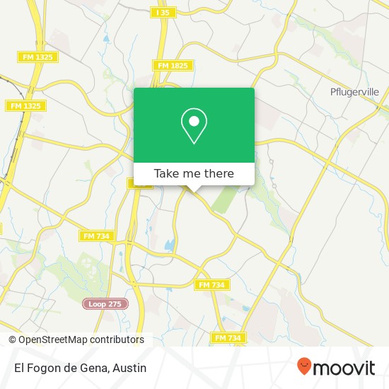 El Fogon de Gena, Spring Heath Rd Austin, TX 78753 map