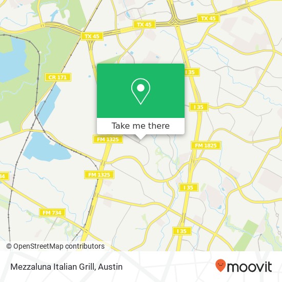 Mezzaluna Italian Grill, 14735 Bratton Ln Austin, TX 78728 map