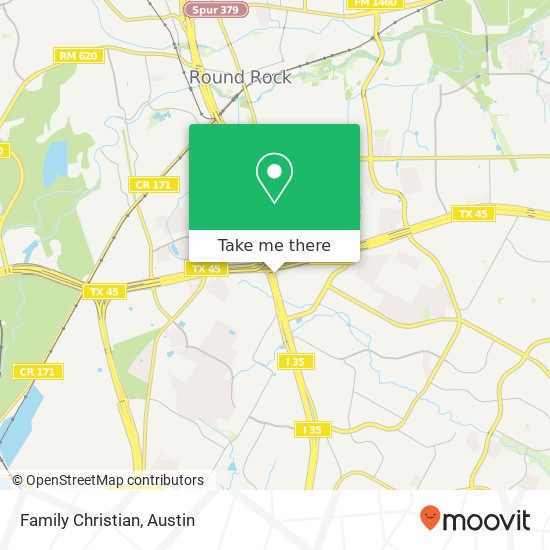 Mapa de Family Christian, 3021 I-35 S Round Rock, TX 78664