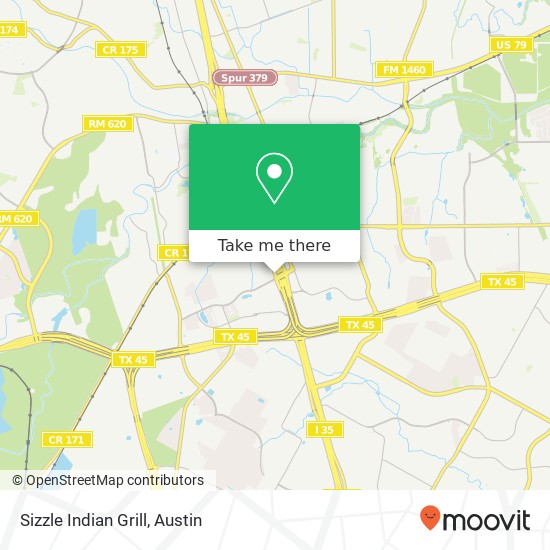 Sizzle Indian Grill, 2200 S I-35 Round Rock, TX 78681 map