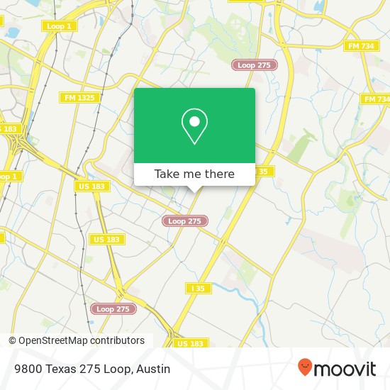 9800 Texas 275 Loop map