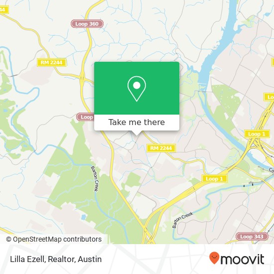 Mapa de Lilla Ezell, Realtor