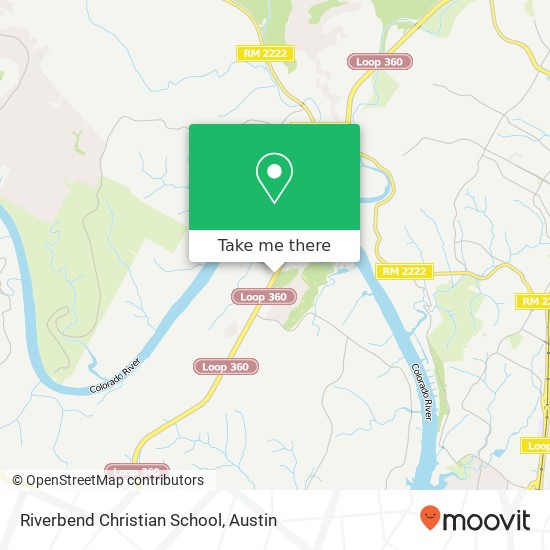 Riverbend Christian School map