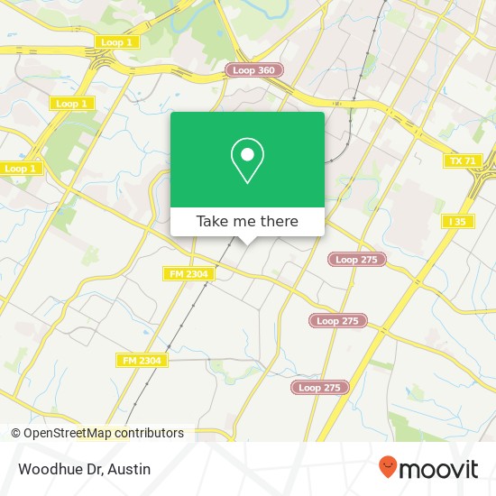 Woodhue Dr map
