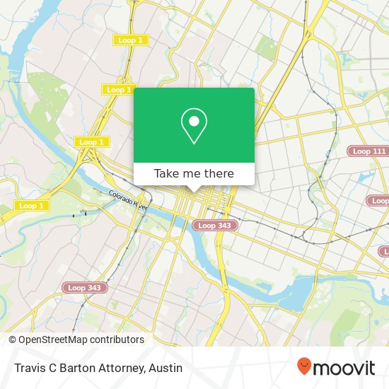 Mapa de Travis C Barton Attorney