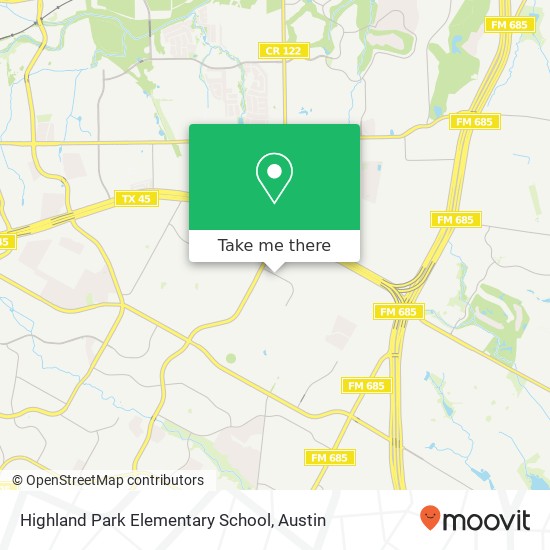 Mapa de Highland Park Elementary School