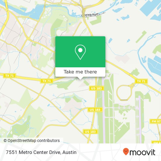 7551 Metro Center Drive map