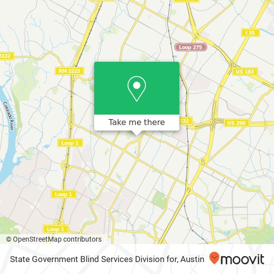 Mapa de State Government Blind Services Division for