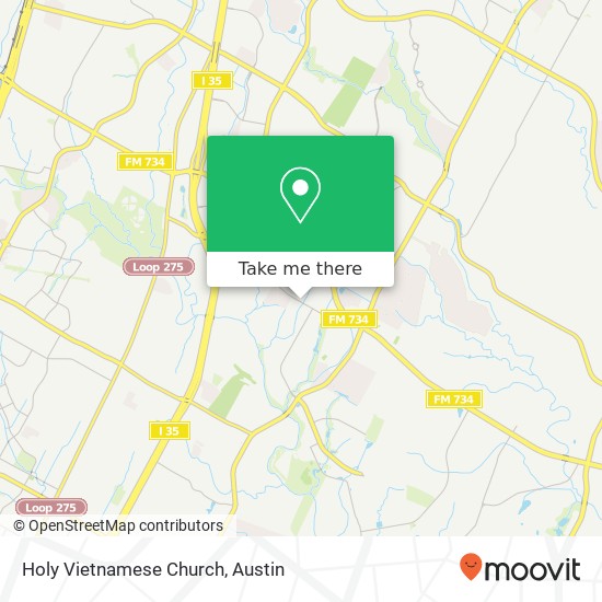 Holy Vietnamese Church map