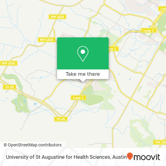 University of St Augustine for Health Sciences map