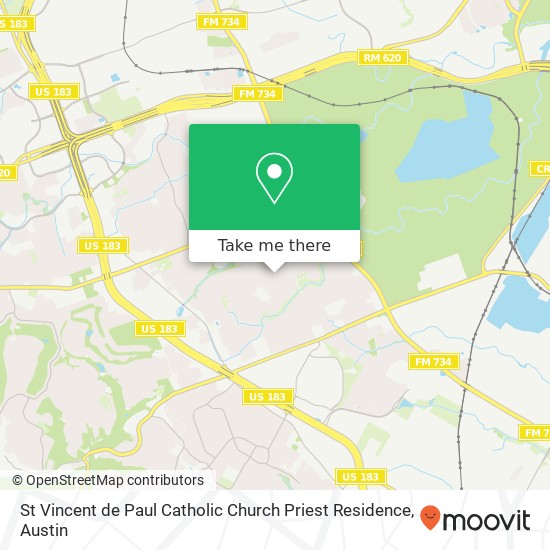 St Vincent de Paul Catholic Church Priest Residence map