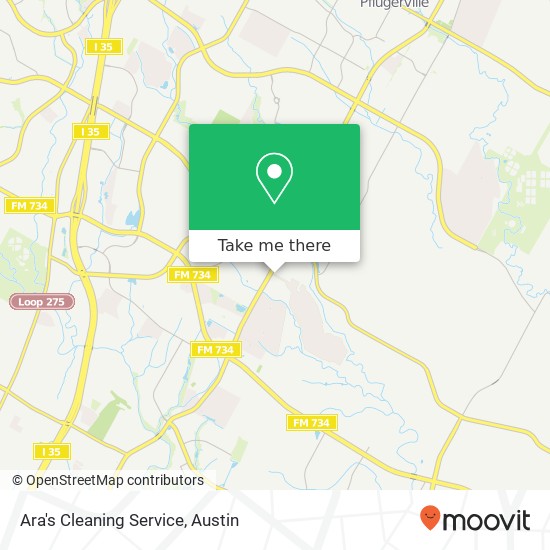 Ara's Cleaning Service map