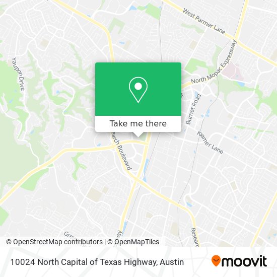 Mapa de 10024 North Capital of Texas Highway