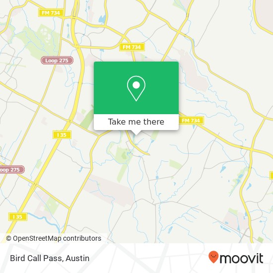 Mapa de Bird Call Pass