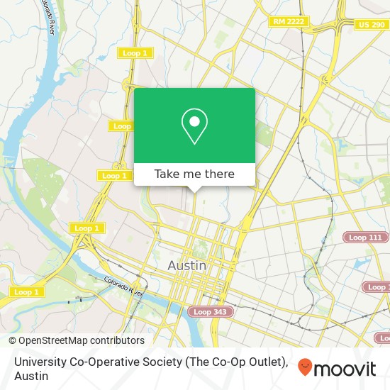 University Co-Operative Society (The Co-Op Outlet) map