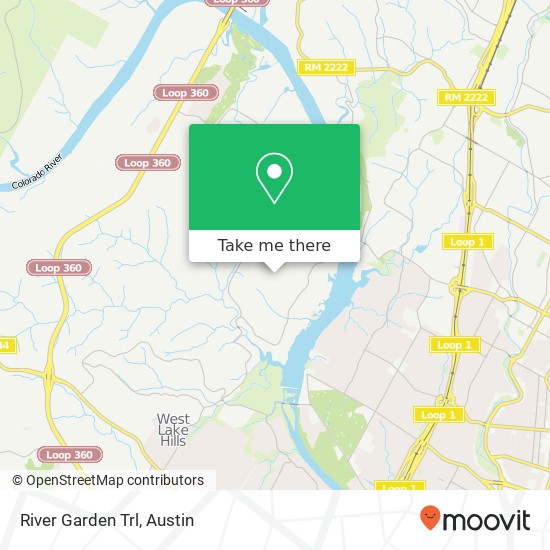 River Garden Trl map