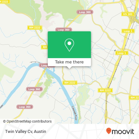 Mapa de Twin Valley Cv