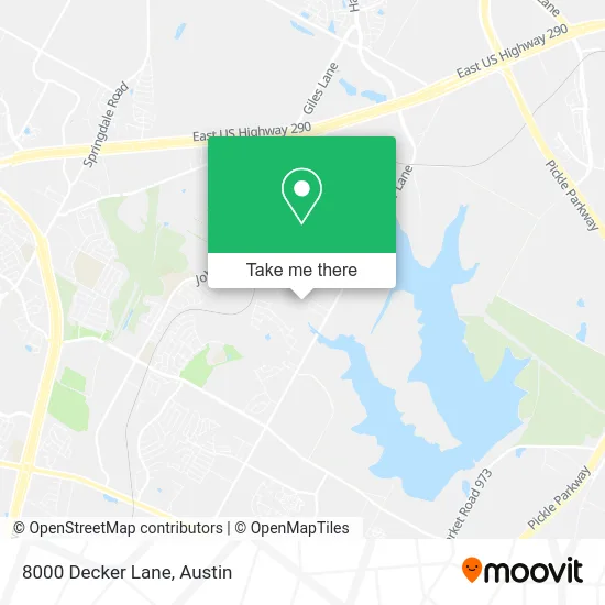 8000 Decker Lane map