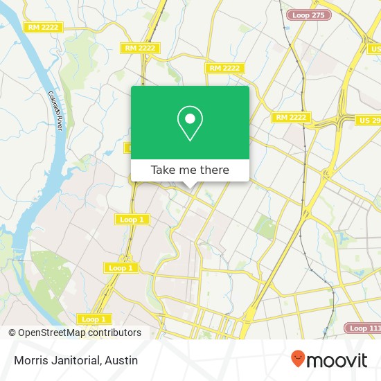 Morris Janitorial map