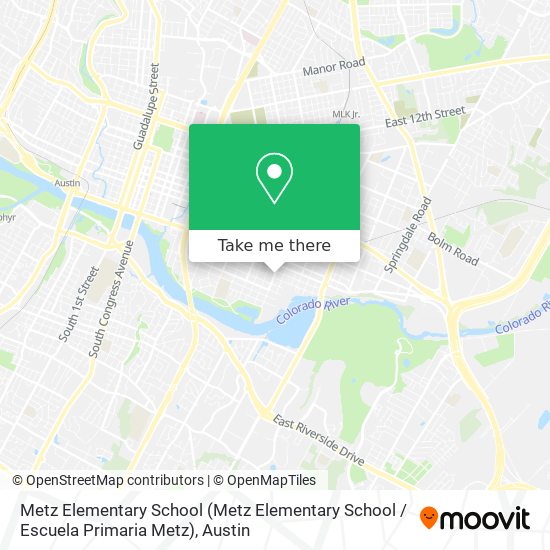 Mapa de Metz Elementary School (Metz Elementary School / Escuela Primaria Metz)