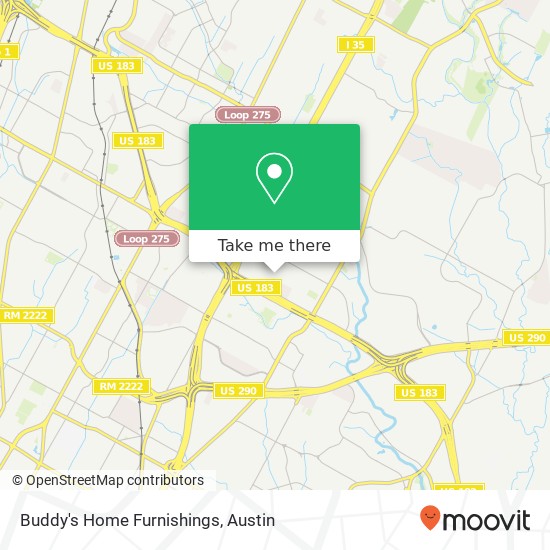 Buddy's Home Furnishings map