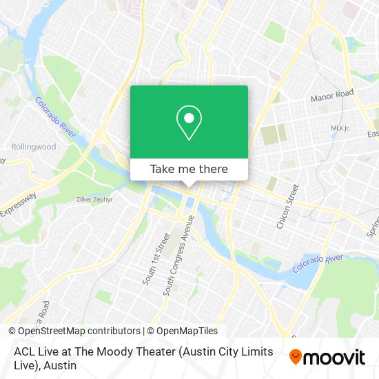 ACL Live at The Moody Theater (Austin City Limits Live) map