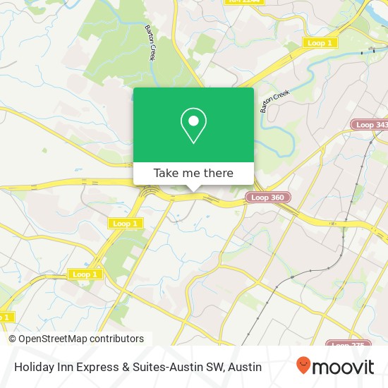 Holiday Inn Express & Suites-Austin SW map