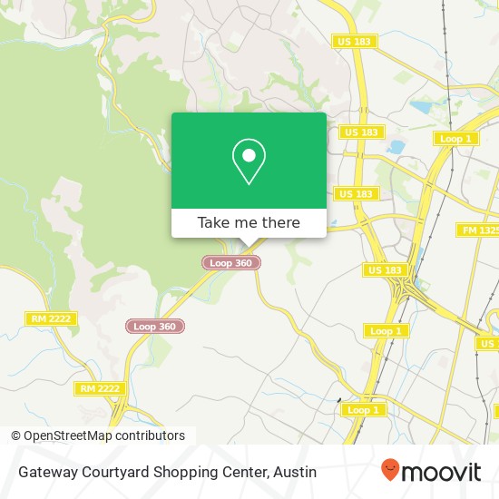 Mapa de Gateway Courtyard Shopping Center