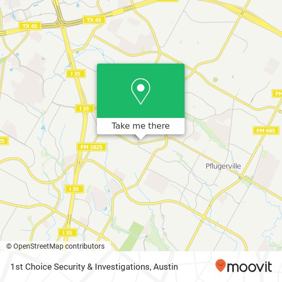 1st Choice Security & Investigations map