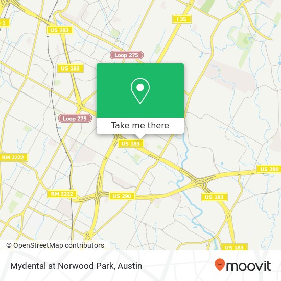 Mapa de Mydental at Norwood Park