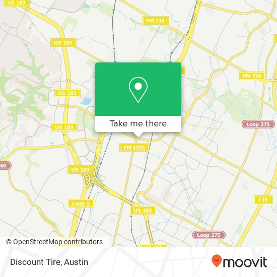 Discount Tire map