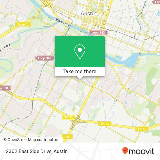 2302 East Side Drive map