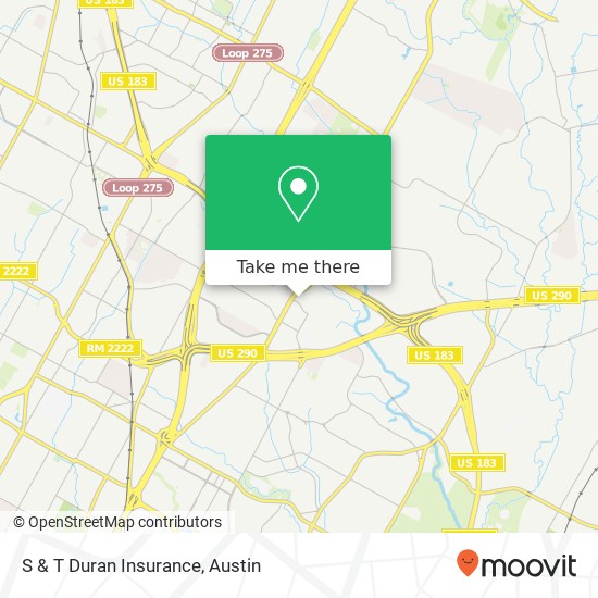 S & T Duran Insurance map