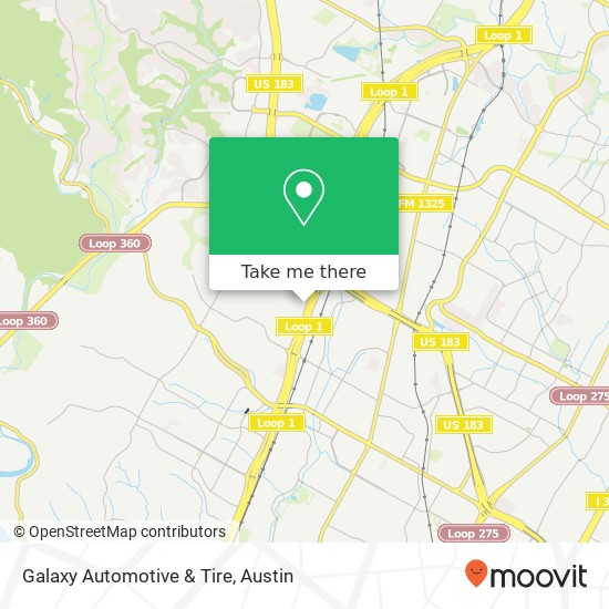 Galaxy Automotive & Tire map