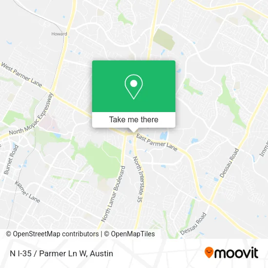 Mapa de N I-35 / Parmer Ln W