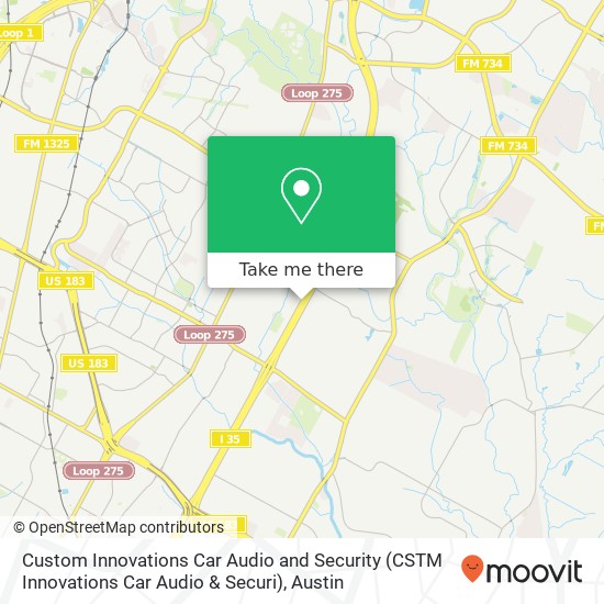 Custom Innovations Car Audio and Security (CSTM Innovations Car Audio & Securi) map