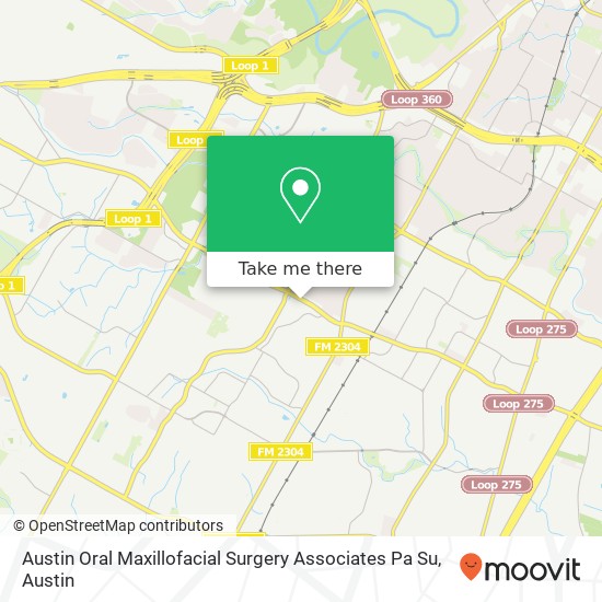 Austin Oral Maxillofacial Surgery Associates Pa Su map