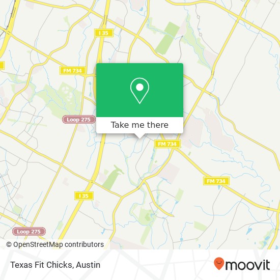 Texas Fit Chicks map